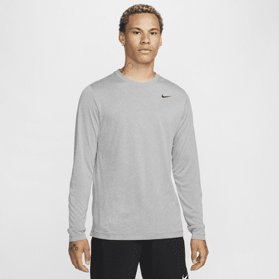 Nike Dri-FIT Legend Men's Long-Sleeve Fitness Top. Nike.com